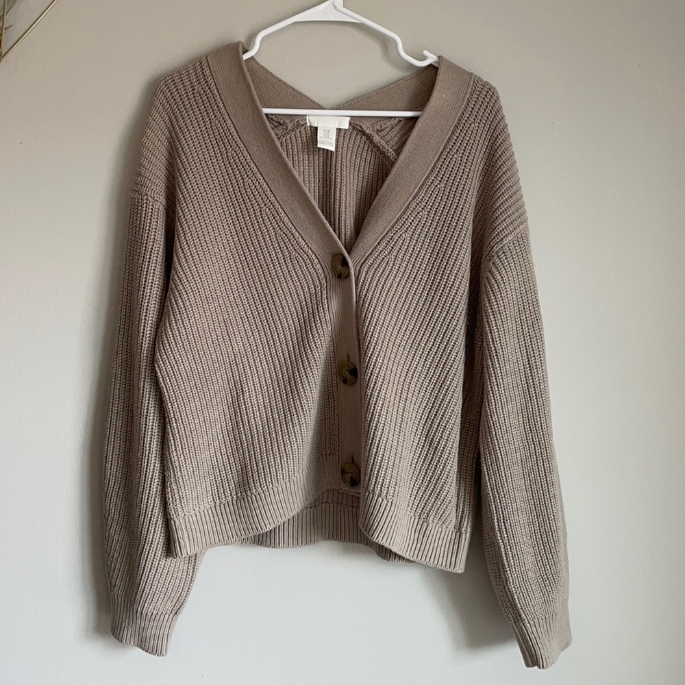 H&M Rib-Knit Cardigan